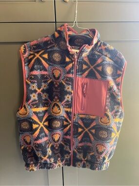 SO Floral Print Top with Pink and Orange Accents